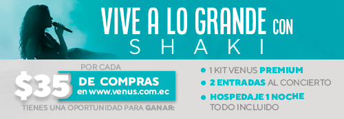 Sorteo Vive a lo grande con Shaki - Gana entradas al concierto Las mujeres facturan Box